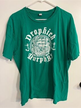 Men’s size xl Royal Apparel Green Dropkick Murphys Tee Shirt
